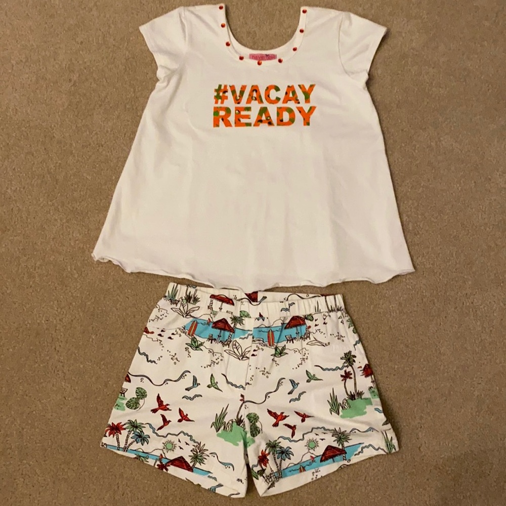 HavenGirl top and shorts matching set